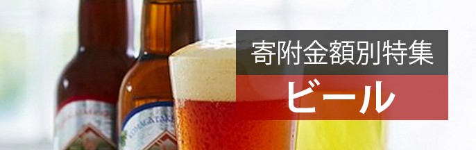 寄付金額別特集ビール